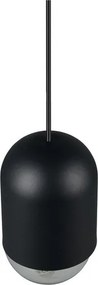 Čierne kovové závesné svietidlo ø 11 cm Nara – Reality