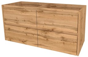 Mereo Opto, kúpeľňová skrinka 121 cm, Multidecor, Dub Wotan, MER-CN993SDWOT
