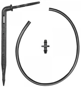 Bradas Tyčový kvapkovač, uhlový s 50 cm hadicou