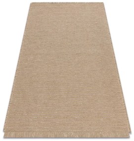 Koberec JUTE 3652 so strapcami, sivý / béžový