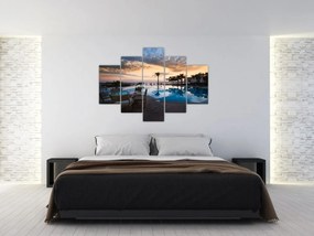 Obraz - Resort pri mori (150x105 cm)
