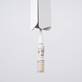 Sollux SL.1397 - Luster na lanku PRYSM 1xG9/8W/230V biela