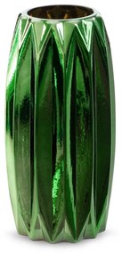 Dekoratívna váza BLACK 10x20 CM zelená