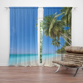 Sablio Záves Palmová pláž: 2 ks 140x250 cm