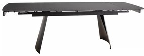 Rozkládací jídelní stůl Bacardi 160/240 cm černý