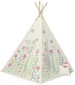 Detský stan Teepee s kvetmi