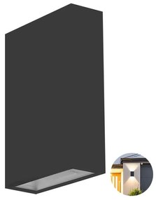 LED Vonkajšie nástenné svietidlo LED/4W/230V 3000K IP65 čierna