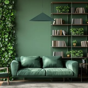 Závesný luster na lanku CAPITAL 1xGX53/15W/230V, priemer 60 cm, zelený