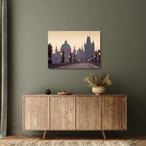Sklenený obraz - Karlov most (70x50 cm)