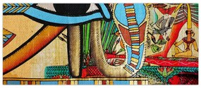 Obraz s egyptskými motívmi (120x50 cm)