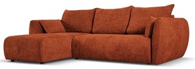 Oranžová rohová pohovka (ľavý roh) Matera – Cosmopolitan Design