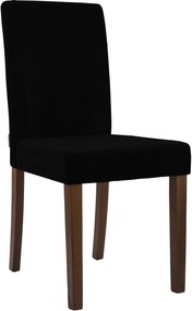 Sada 2 ks jedálenských stoličiek Ina látka cord, antik tmavá - čierna