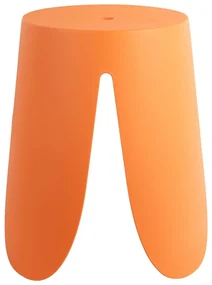 Oranžová plastová stolička Ravish – Leitmotiv