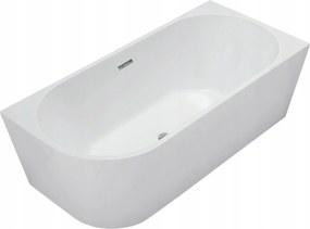 Voľne stojaca rohová vaňa Avola White 160 x 80 cm