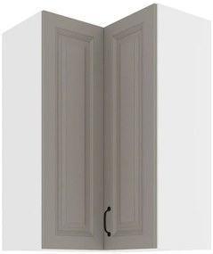 Skrinka do kuchyne STILO CLAYGREY/biely 60X60 GN-90 2F (90°)