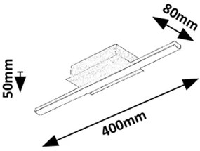 Rabalux 71397 - LED stropné svietidlo DEMIR LED/8W/230V 4000K