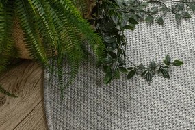 Koberec SIZAL SION A5165A sivý kruh