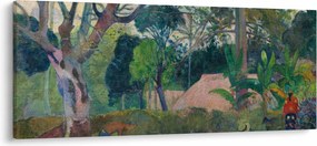 Obraz - Paul Gauguin, Te raau rahi (The Big Tree), reprodukcia (120x50 cm)