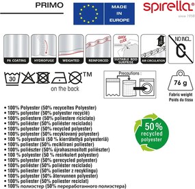 Sprchový záves 180x200 cm Primo – Spirella