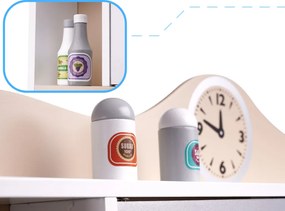 KIK LULILO Detská drevená kuchynka MDF KUKETO s príslušenstvom – kuchynská linka pre deti