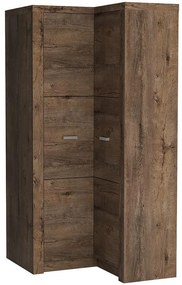 Skriňa rohová Indianapolis I14 tmavý jaseň
