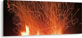 Obraz ohňa (120x50 cm)