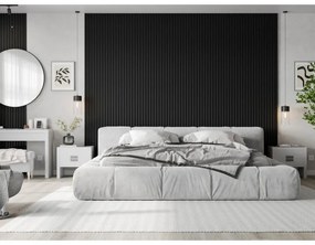 Mexen Lam-F, akustické stenové lamely 275 × 31,5 cm, filc 6 mm, ľan čierny, S105-275317-2812-069