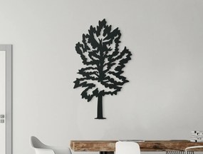 drevko Drevená nálepka Strom na jeseň Rozmer obrazu: 44,5 x 26 cm, Farba dekorácie: Čierna