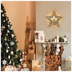 Solight 1V261 - LED Vianočná dekorácia LED/2xAA hviezda