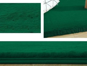 Protišmykový koberec RABBIT fľaškovo zelený