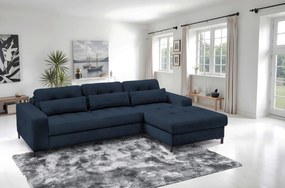XXXLutz ROHOVÁ SEDAČKA, textil, tmavomodrá MID.YOU - Sedačky - 000694007910