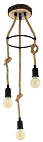 Eglo 43423 - Luster na lanku RAMPSIDE 3xE27/40W/230V