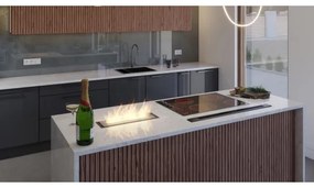 InFire - Vstavaný BIO krb 5,5x50 cm 3kW čierna