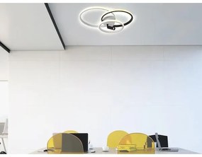 LED Stmievateľné stropné svietidlo LED/70W/230V 3000-6500K biela/čierna + DO