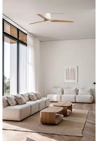 FARO 33838WT-1TW-LED Stm.vent. HEYWOODTUBL 10W/230V borovica/biela pr.132cm WT+D