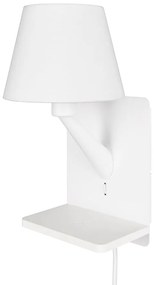 Biele nástenné svietidlo Comfort – Trio