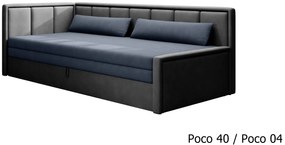 Rozkladacia posteľ / pohovka Fulgeo Farba: Poco 40 + Poco 04