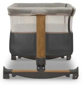 Lionelo - Detská postieľka 3v1 LEONIE šedá/čierna