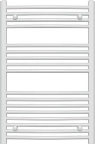 Novaservis - Kúpeľňový rebríkový radiátor 478W/230V 90x60 cm biely zaoblený