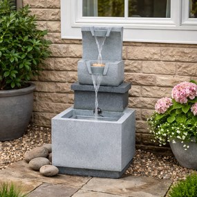 Záhradná fontána BestBerg EF-16 / polyresin / 30,5 x 37,5 x 73,5 cm