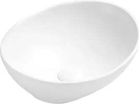 Mexen Elza, umývadlo na dosku 40 x 33 cm, biela matná, 21014001