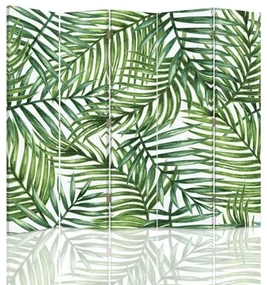 Gario Paraván Kompozícia palmových listov Rozmery: 180 x 170 cm, Prevedenie: Otočný paraván 360°