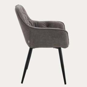 Jedálenská stolička FUSSY sivá 765834