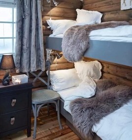 Ovčia kožušina sivá