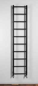 Sapho Sapho, DINA vykurovacie teleso 350x1680mm, čierna matná, IR378TB