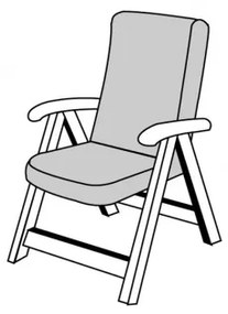 Doppler LIVING 2097 stredná - poduška na stoličku a kreslo so zipsom
