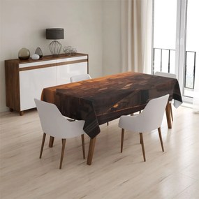 Sablio Obrus Barcelona Night Skyline - 130x130 cm
