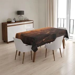 Sablio Obrus Barcelona Night Skyline - 130x130 cm