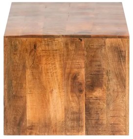 furniture-nabytek.cz - Masívny TV stolík Country z mangového dreva, lakovaný, hnedý – 115×45×55 cm