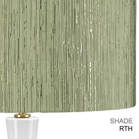 Elstead MILO-AB-TL-RTH - Stolná lampa MILO 1xE27/60W/230V zelená